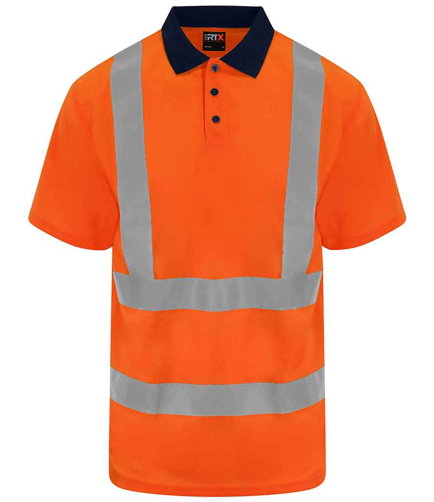 Workwear Hi Vis Polo Shirt - Personalised Workwear - Professional Hi Vis Polo Shirt - Printed Hi Vis Polo Shirt