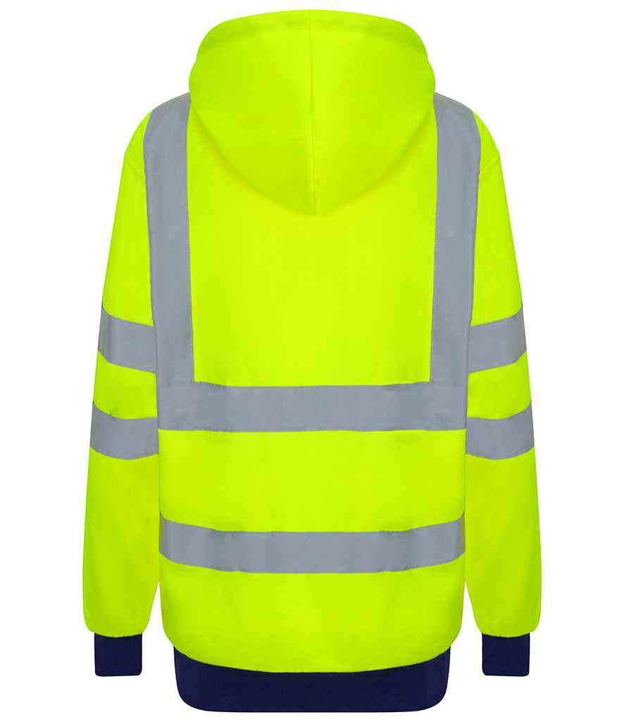 Workwear Hi Vis Hoodie - Personalised Workwear - Professional Hi Vis Hoodie - Printed Hi Vis Hoodie