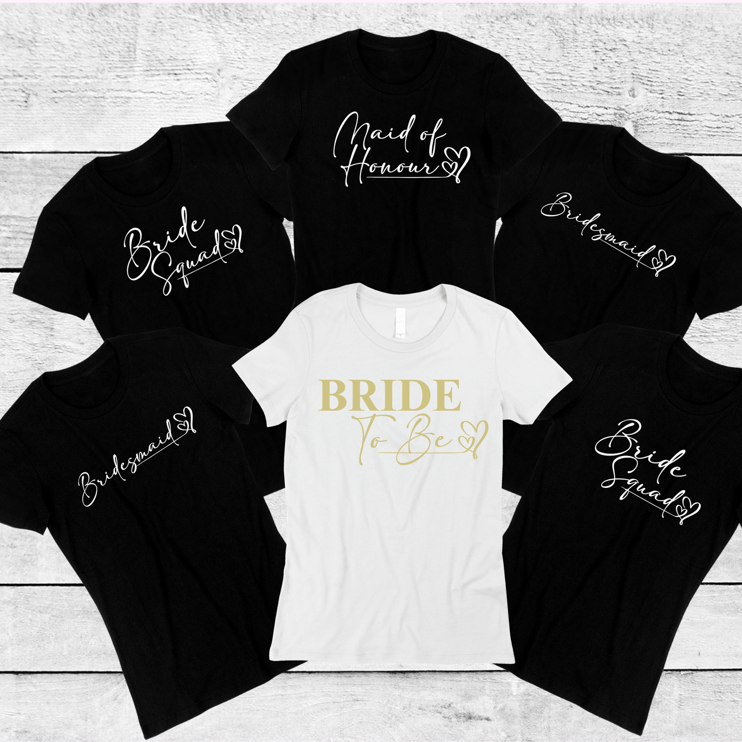 Bridal Party Bundle - Bridal Party Tee, Hat & Sliders - Gifts for Bridal Parties - Bridal Party - Hen Party - Bridesmaids