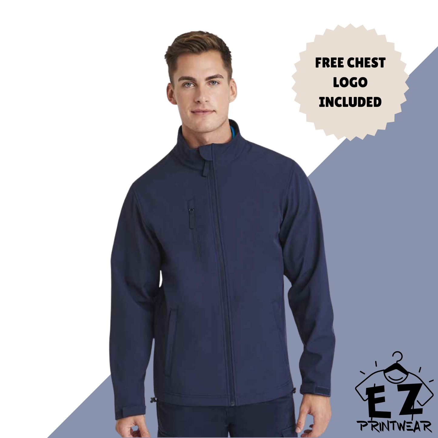 Workwear Pro 3 Layer Soft Shell Jacket - Personalised Workwear - Professional Jacket - Printed Jacket